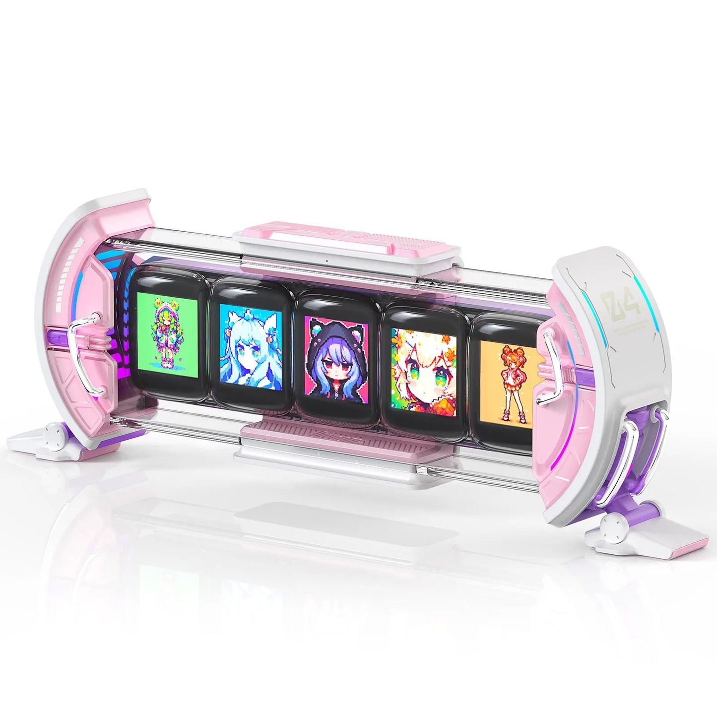 Divoom Times Gate Pixel Art Digital Clock For Gamers With Informative Display And Social Media Anim 6