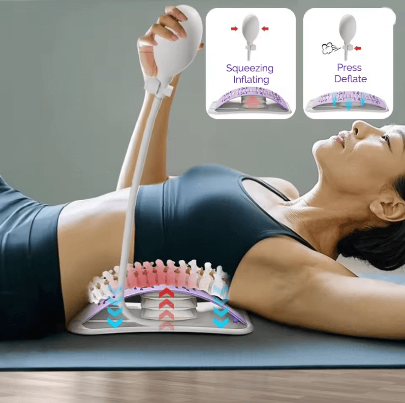Premium Lumbar Stretch Support Pillow Back Stretcher Pillow And Posture Corrector 1