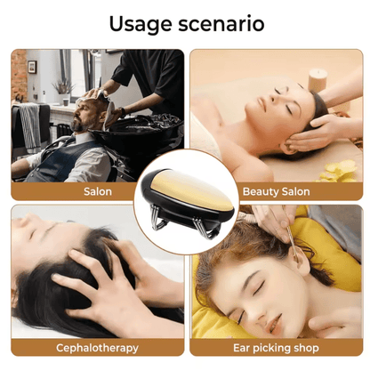 Mens Barberology Cordless Metal Heat Massager For Scalp And Muscle Relief 2