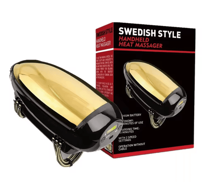 Mens Barberology Cordless Metal Heat Massager For Scalp And Muscle Relief 3