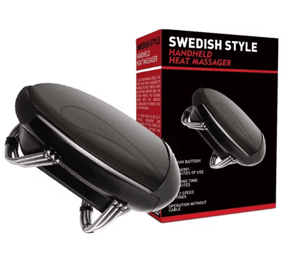 Mens Barberology Cordless Metal Heat Massager For Scalp And Muscle Relief 4