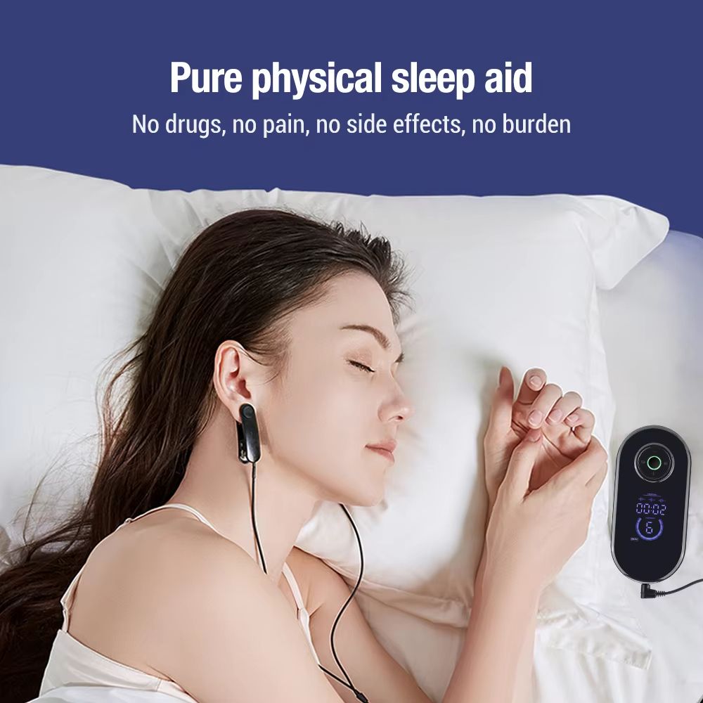 CES Microcurrent Sleep Aid Device  Electric Ear Clip For Insomnia Anxiety And Headache Relief 3