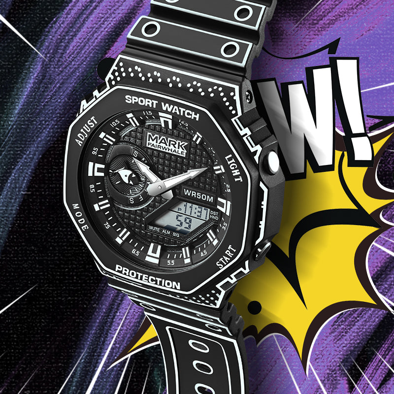 LED Polygon Electronics Watch, Trend Special Design, Waterproof Sport Digital Top Brand Fashion Relogios Masculino