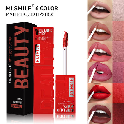3D Matte Lipstick, Velvety Satin Gloss Liquid Matte Lip Color, Waterproof Long Lasting Glaze, Non Stick Cup, Comfort Fit