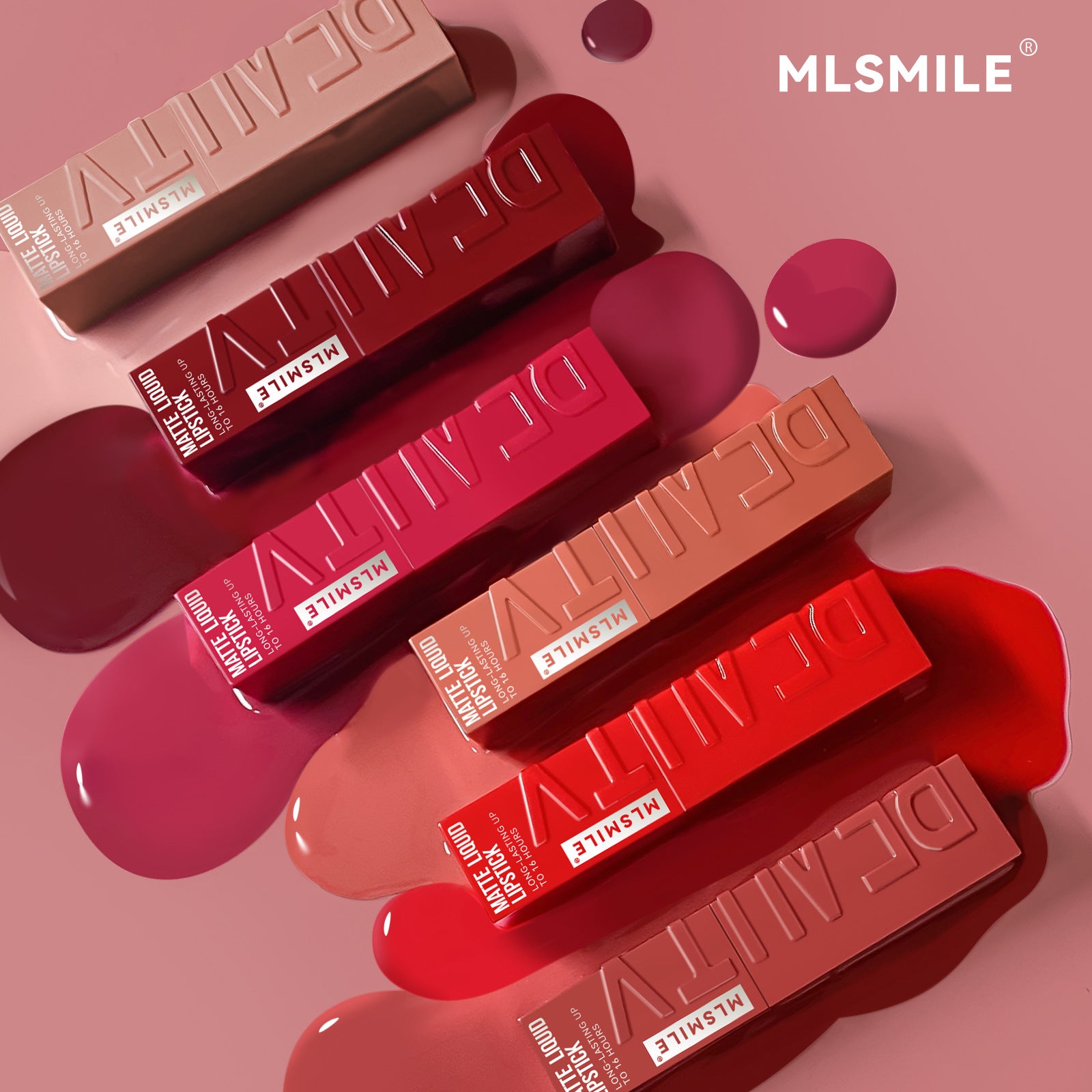 3D Matte Lipstick Velvety Satin Gloss Liquid Matte Lip Color Waterproof Long Lasting Glaze Non Stic 3