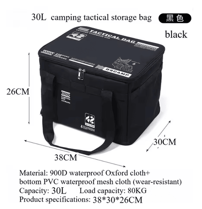 Outdoor Foldable Waterproof Storage Box Large Capacity Portable Gear Organizer 7