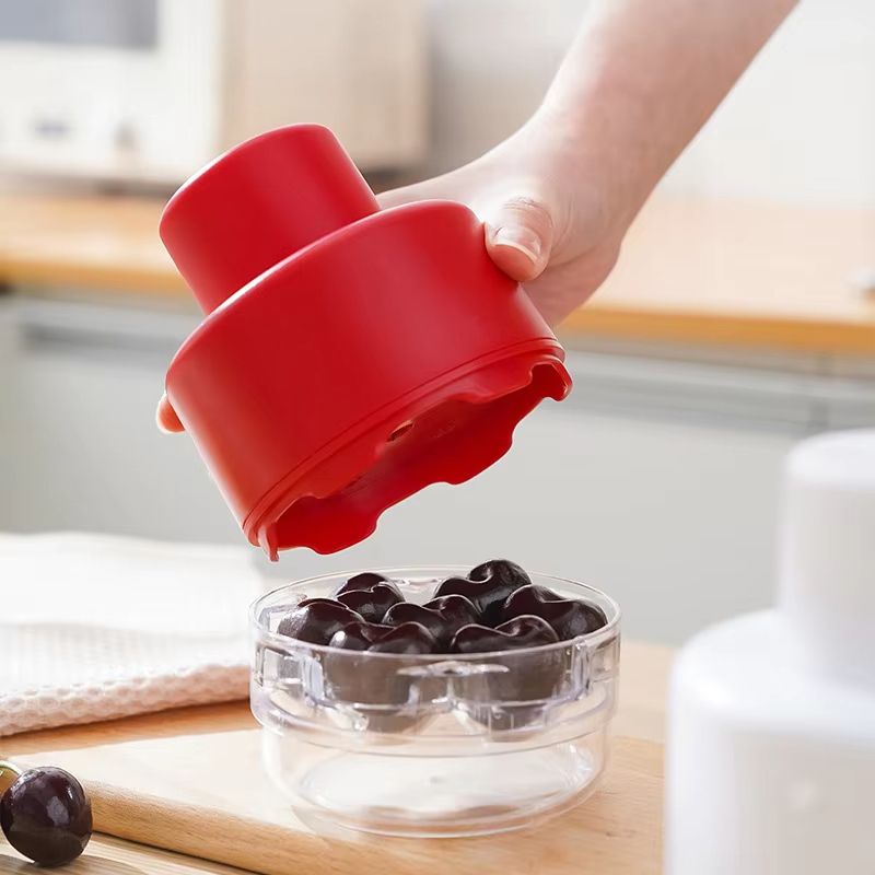 Cherry And Olive Pitter Tool  Handheld Seed Remover And Fruit Corer For Kitchen Prep 1