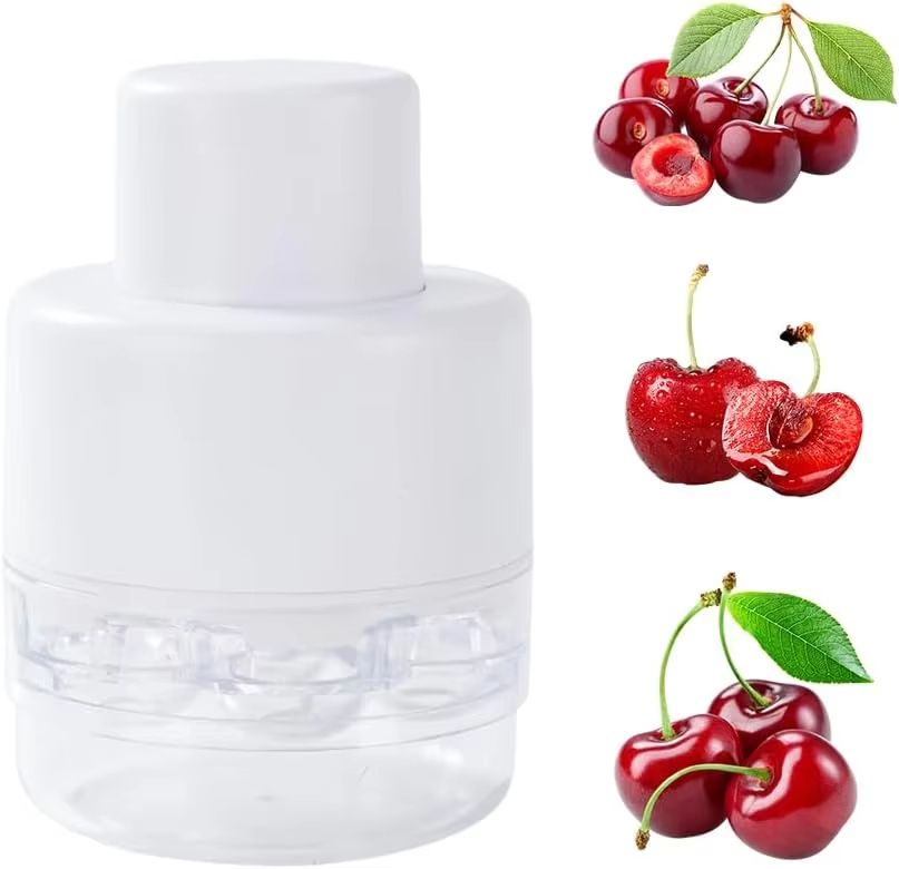 Cherry And Olive Pitter Tool  Handheld Seed Remover And Fruit Corer For Kitchen Prep 5
