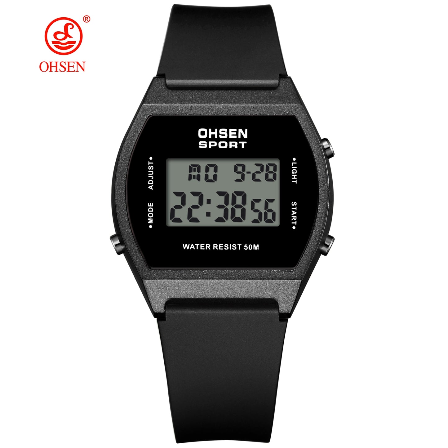 White Fashion Digital Watches for Women Waterproof, Electronic Ladies Sport Watch, reloj mujer with Alarm Clocks