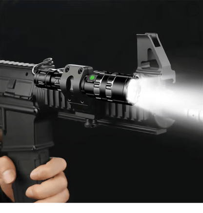 Tactical LED Hunting Flashlight L2 18650 Waterproof With Gun Mount And USB Rechargeable Switch 1