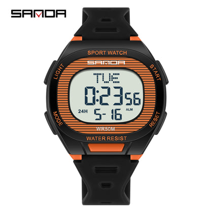 Luxury Digital Watch for Men and Women, LED Waterproof Sports Watch, Multifunctional Military Style