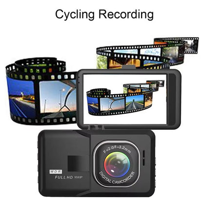 XUSHIDZ 1080P HD Car Dash Cam With Night Vision And Loop Recording  GSensor 24Hour Parking Monitor  3