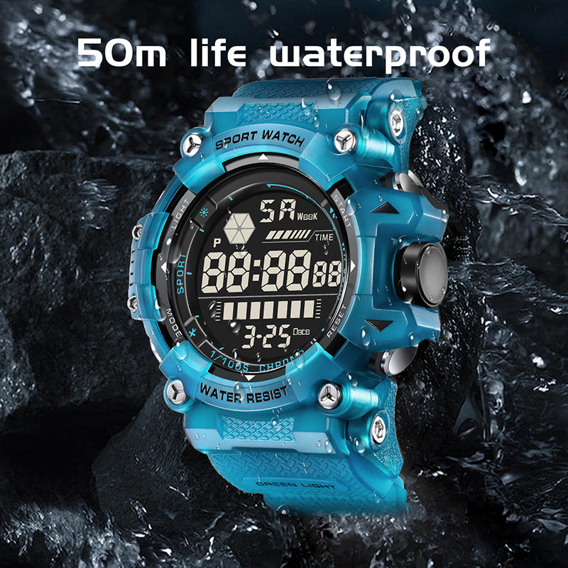 Outdoor Sport Digital Watch, LIGE Man Watch Top Brand Luxury, Luminous Waterproof Electronic Calendar Watch Men