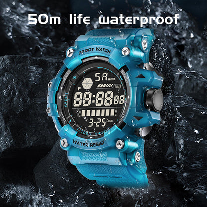 Outdoor Sport Digital Watch, LIGE Man Watch Top Brand Luxury, Luminous Waterproof Electronic Calendar Watch Men