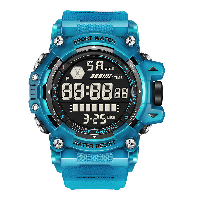 Outdoor Sport Digital Watch, LIGE Man Watch Top Brand Luxury, Luminous Waterproof Electronic Calendar Watch Men