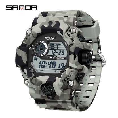 Waterproof Luminous Electronic Watch, Students Digital Watches, Fashion Military Multifunctional Date Alarm Clock