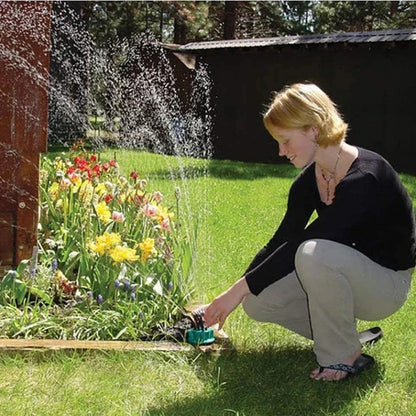 360 Degree Automatic Garden Sprinkler Lawn Rotary Nozzle With Wide Coverage WaterSaving Irrigation  1