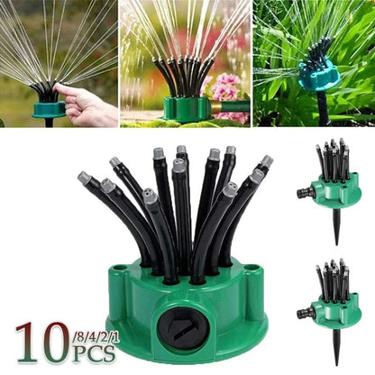 360 Degree Automatic Garden Sprinkler Lawn Rotary Nozzle With Wide Coverage WaterSaving Irrigation  7