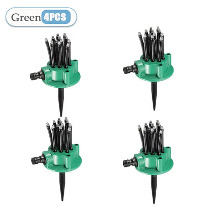 360 Degree Automatic Garden Sprinkler Lawn Rotary Nozzle With Wide Coverage WaterSaving Irrigation  8