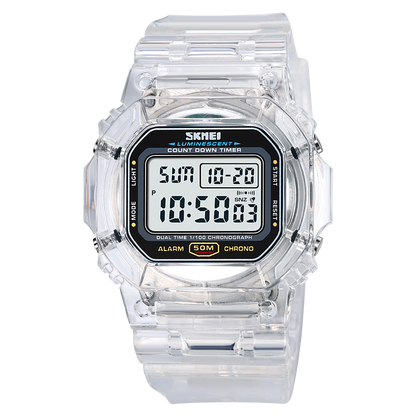 SKMEI Digital Watch For Men 5Bar Waterproof Stopwatch Multifunctional Back Light Wristwatches Reloj 2