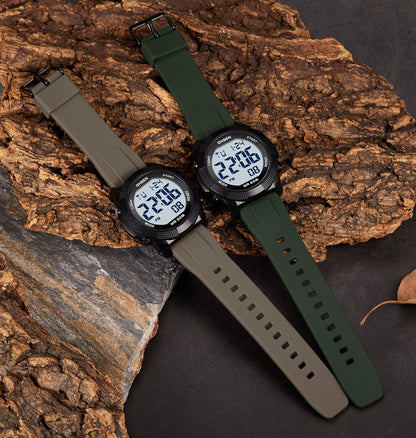 Digital Mens Watches 50M Waterproof, G Style Outdoor Sport Watch for Men, Red Tactical Electronic Wristwatch Gift