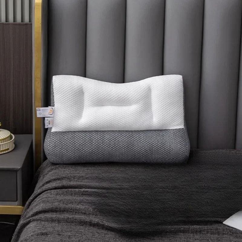 Orthopedic Cervical Pillow For Neck Support And Sleep Aid With Zoned Traction And Soy Fiber Core 6