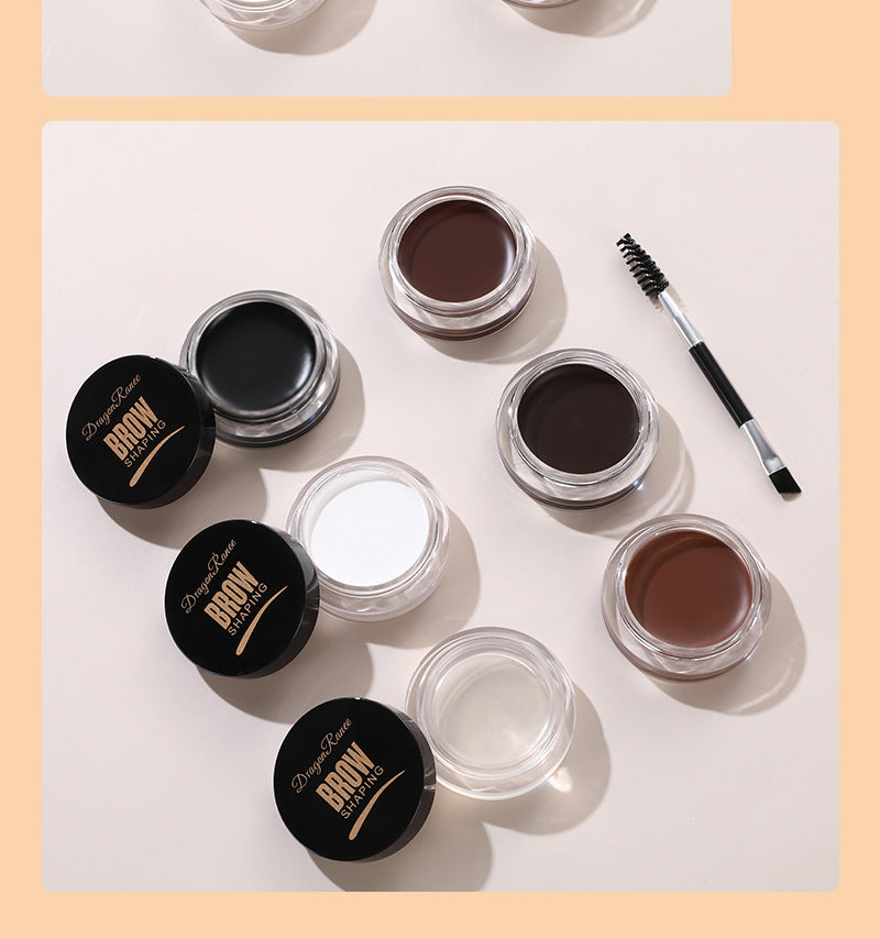 Dragon Ranee Wild Eyebrow Styling Eyebrow Cream, Multi Use Styling Eyebrow Gel Soap Wax, 6 Color Long Lasting Waterproof
