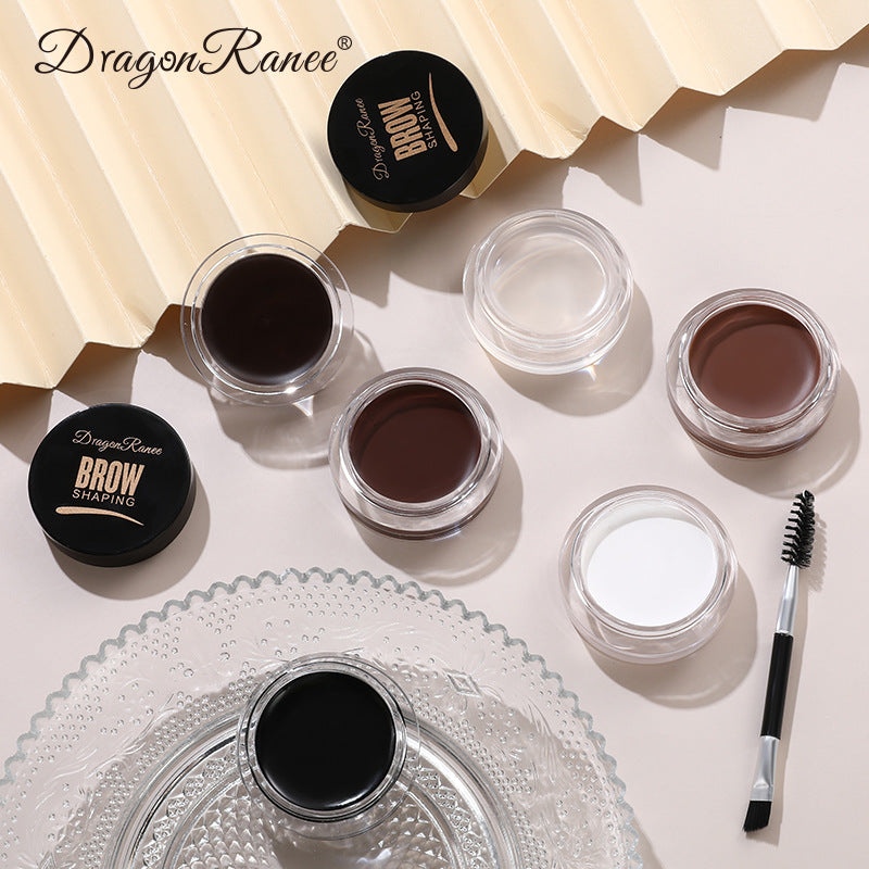 Dragon Ranee Wild Eyebrow Styling Eyebrow Cream, Multi Use Styling Eyebrow Gel Soap Wax, 6 Color Long Lasting Waterproof