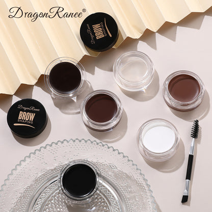 Dragon Ranee Wild Eyebrow Styling Eyebrow Cream, Multi Use Styling Eyebrow Gel Soap Wax, 6 Color Long Lasting Waterproof