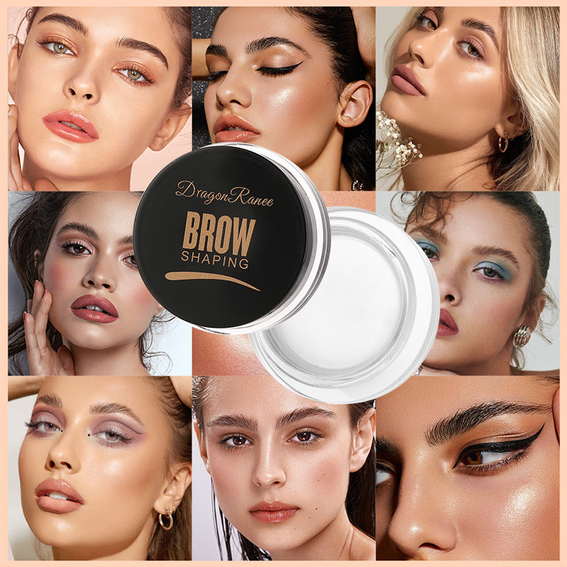 Dragon Ranee Wild Eyebrow Styling Eyebrow Cream, Multi Use Styling Eyebrow Gel Soap Wax, 6 Color Long Lasting Waterproof
