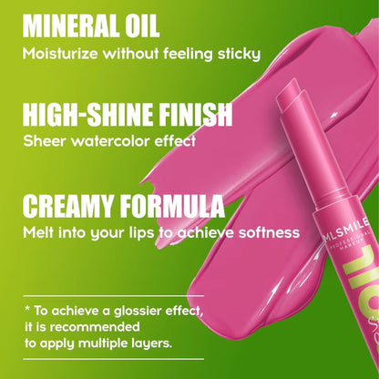 Multi-color Silky Click Lip Care Hydrating Lip Gloss, Radiant Mirror High Shine, Effortless Press, Long Lasting Sexy