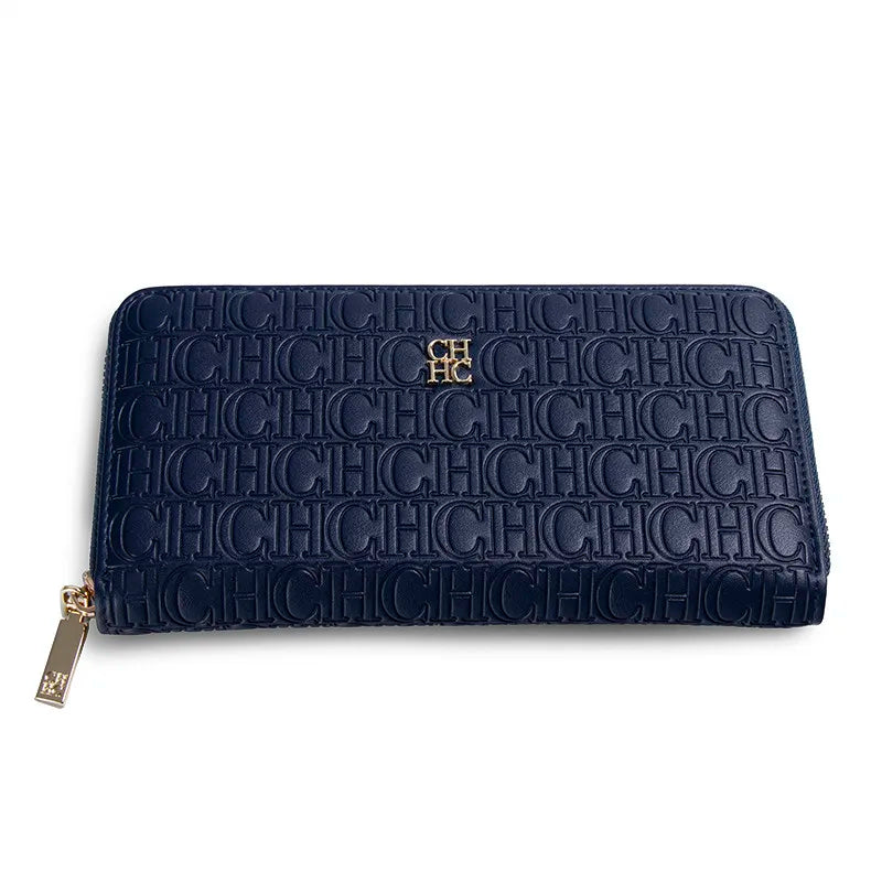 Womens Solid Colour Long Wallet, Vintage Luxury Fashion Purse, Simple Niche Design Large Capacity Bag