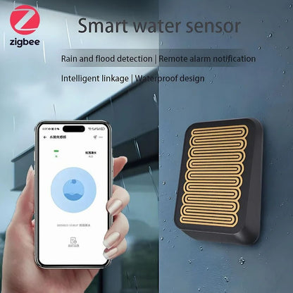 Wireless Zigbee Rain Sensor Outdoor Water Leak Detector Compatible with eWelink App