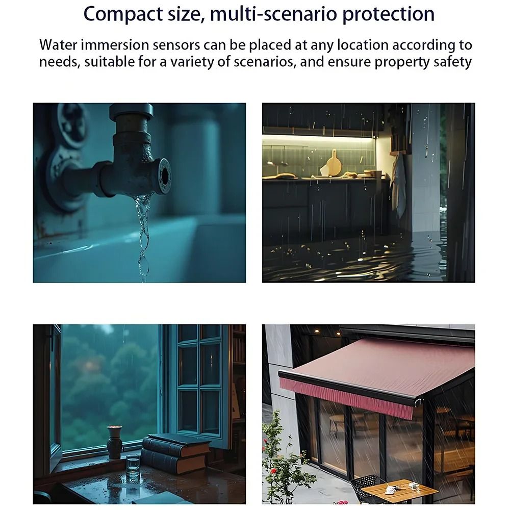 Wireless Zigbee Rain Sensor Outdoor Water Leak Detector Compatible With EWelink App 1