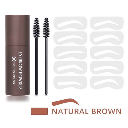 Professional Eyebrow Stamp Shaping Kit, Eyebrow Stamp Stencil Kit, Long-Lasting Waterproof Brow Makeup, Easy Brow Shape