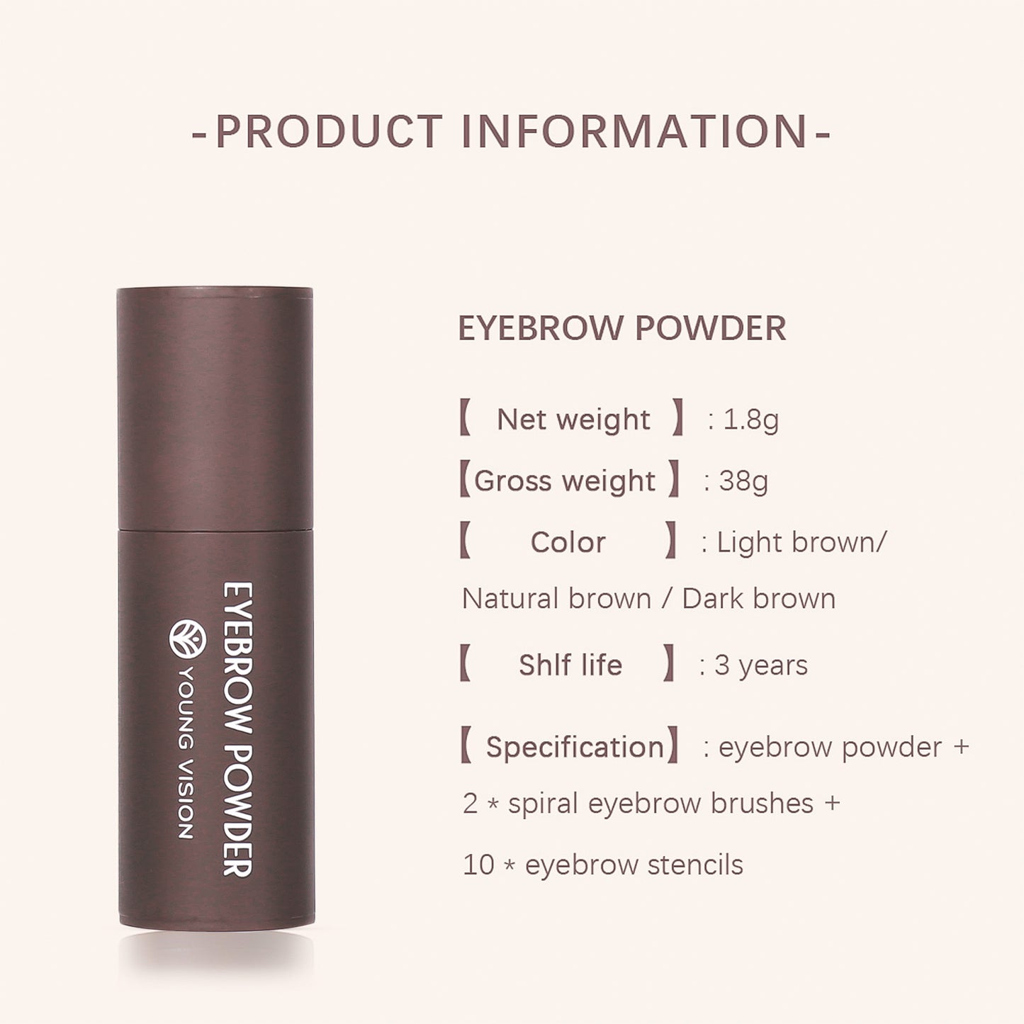 Professional Eyebrow Stamp Shaping Kit, Eyebrow Stamp Stencil Kit, Long-Lasting Waterproof Brow Makeup, Easy Brow Shape