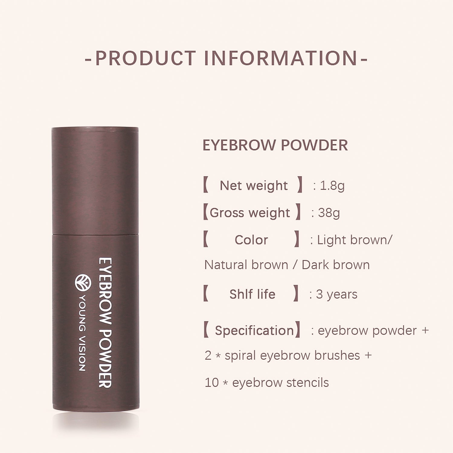 Professional Eyebrow Stamp Shaping Kit, Eyebrow Stamp Stencil Kit, Long-Lasting Waterproof Brow Makeup, Easy Brow Shape