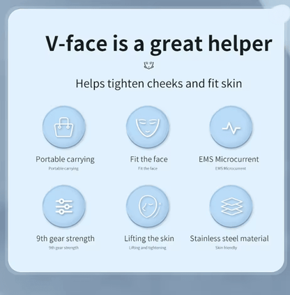 Vibrance EMS Microcurrent Facial Massager For Double Chin And Face Lifting 1