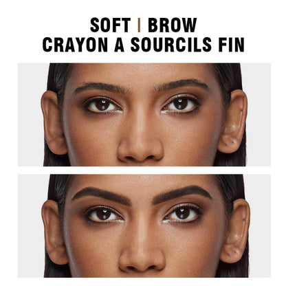 Double-headed Rotable Eyebrow Pen, Waterproof 1.5mm Fine Refill, Dual Eyebrow Brush, Wild Natural Brow Precision