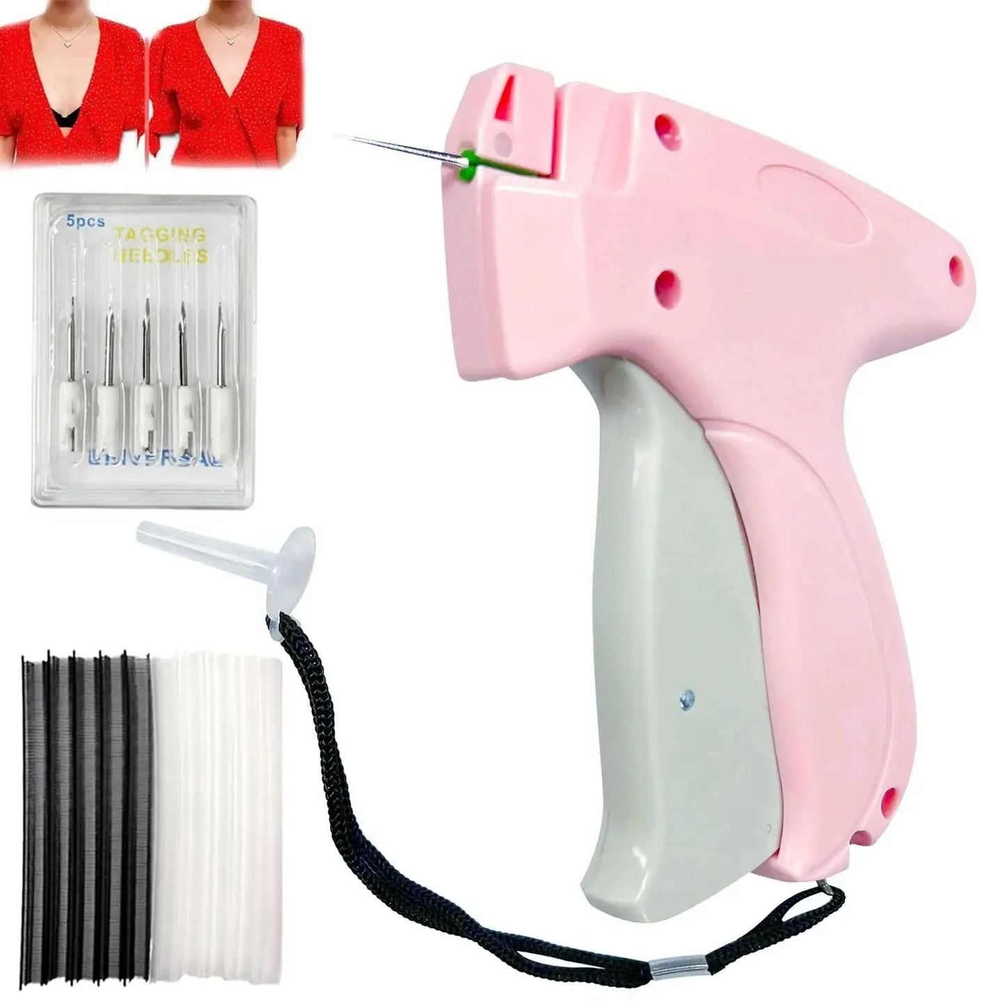Handheld Stitch Gun for Quick Clothing Repairs DIY Hemming and Fabric Fixes