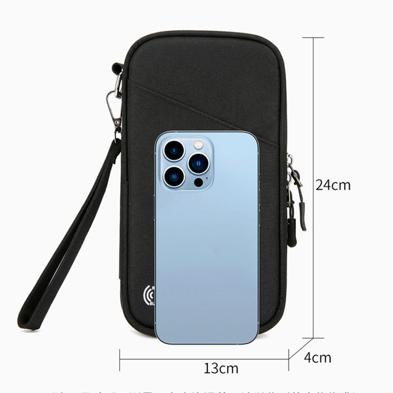 Multifunction Passport Card Holder, New Woman Travel Wallet, Large Capacity Men Wallets Ticket Key Organizer Purse