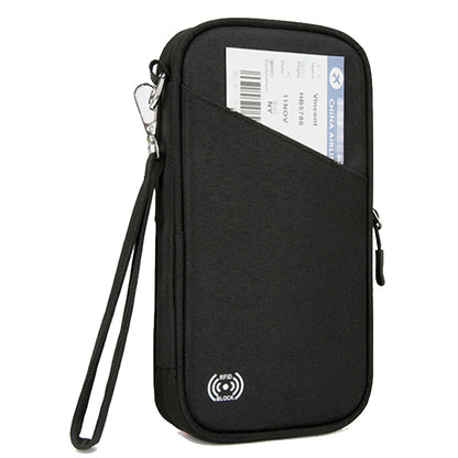 Multifunction Passport Card Holder, New Woman Travel Wallet, Large Capacity Men Wallets Ticket Key Organizer Purse