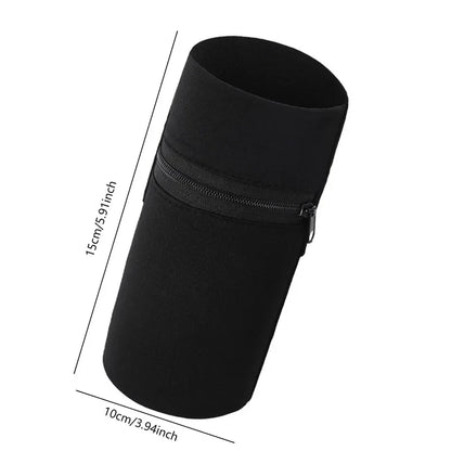 Fitness Wrist Wallet Pouch with Zipper for Running, Gym, Cycling, Mini Unisex Cotton Coin Purse Wristband