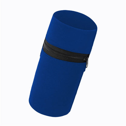 Fitness Wrist Wallet Pouch with Zipper for Running, Gym, Cycling, Mini Unisex Cotton Coin Purse Wristband