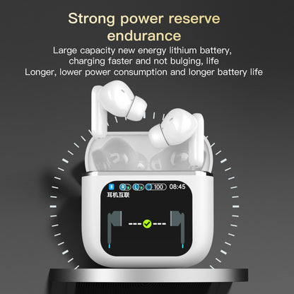 Bluetooth 5.3 TWS Wireless Earphone, Touch Control ANC Headset, ENC Call Earbud, Long Battery HiFi Audio
