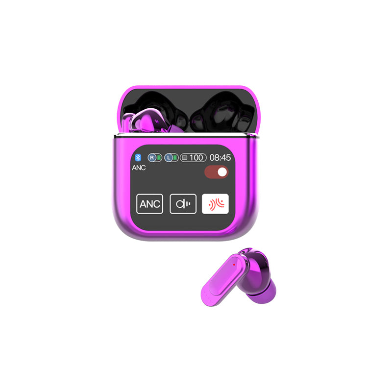Bluetooth 5.3 TWS Wireless Earphone, Touch Control ANC Headset, ENC Call Earbud, Long Battery HiFi Audio