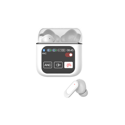 Bluetooth 5.3 TWS Wireless Earphone, Touch Control ANC Headset, ENC Call Earbud, Long Battery HiFi Audio