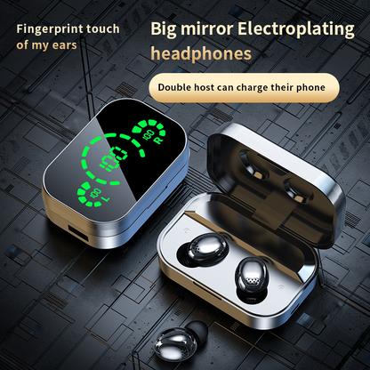 TWS Bluetooth 5.3 Wireless Earbuds, High Quality HIFI Music Headset, LED Sport Ear Pods, Gaming Headphones