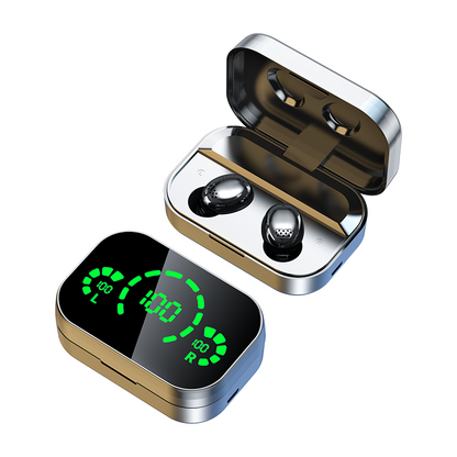 TWS Bluetooth 5.3 Wireless Earbuds, High Quality HIFI Music Headset, LED Sport Ear Pods, Gaming Headphones
