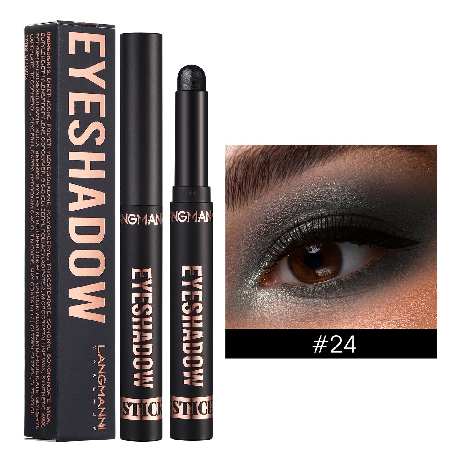 Waterproof Eyeshadow Stick, Long Lasting Color Eyeshadow, Face Highlight Crayon, Creamy Waterproof Eye Pencil, All-Day